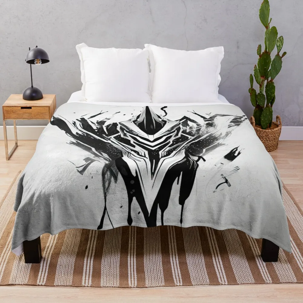 warframe logo Throw Blanket sofa bed Decorative Sofa Luxury Thins Blankets