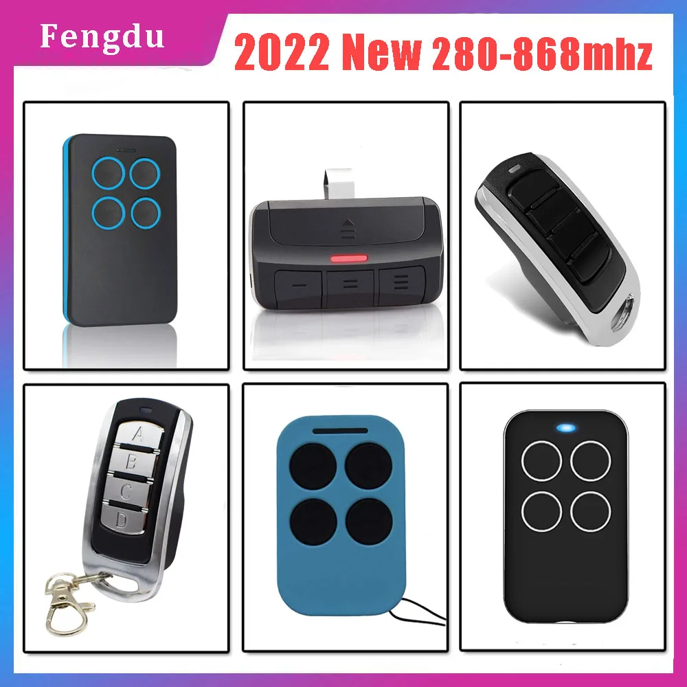 Garage Door Remote Control For Gate Multi-frequency Universal Garage Control Multi-Brand Rolling Code Duplicator