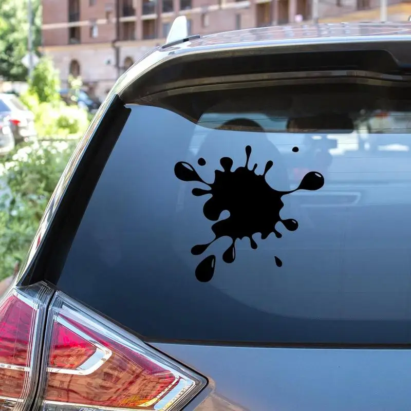 Paint Splatter Decal For Wall Funny Window Sticker Multipurpose Reflective Car Stickers Funny Automotive Stickers For Trucks