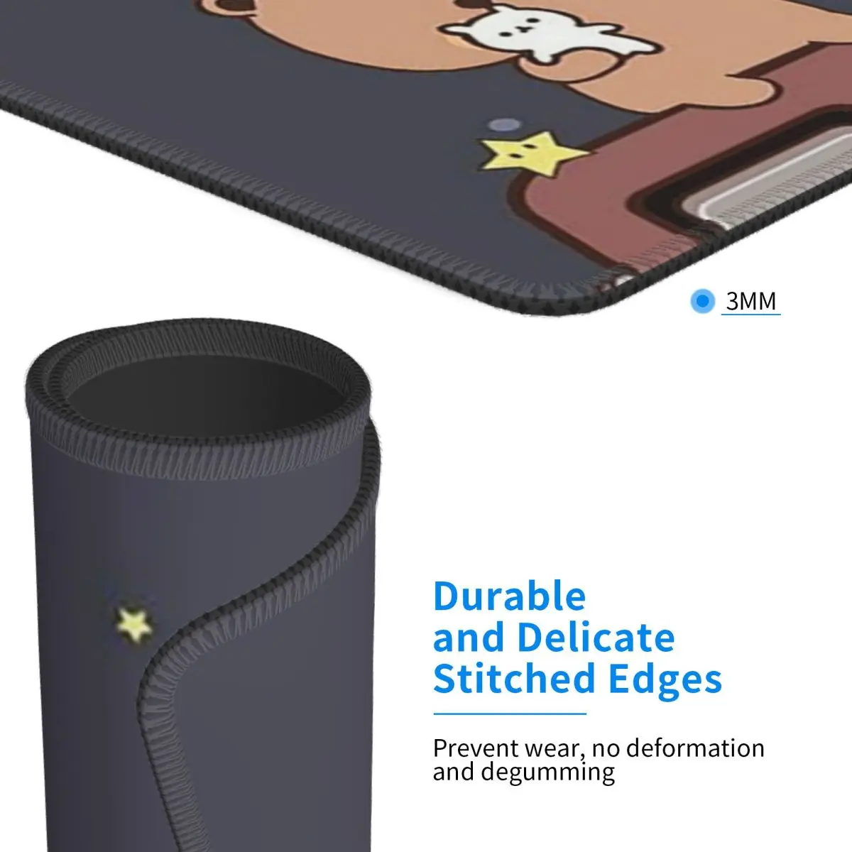 الخوخ و غوما Bubu Dudu بالون ماوس الوسادة الكمبيوتر لوحة المفاتيح ماوس حصيرة ألعاب الكمبيوتر المحمول حصيرة مكتب الملحقات الجدول الحصير