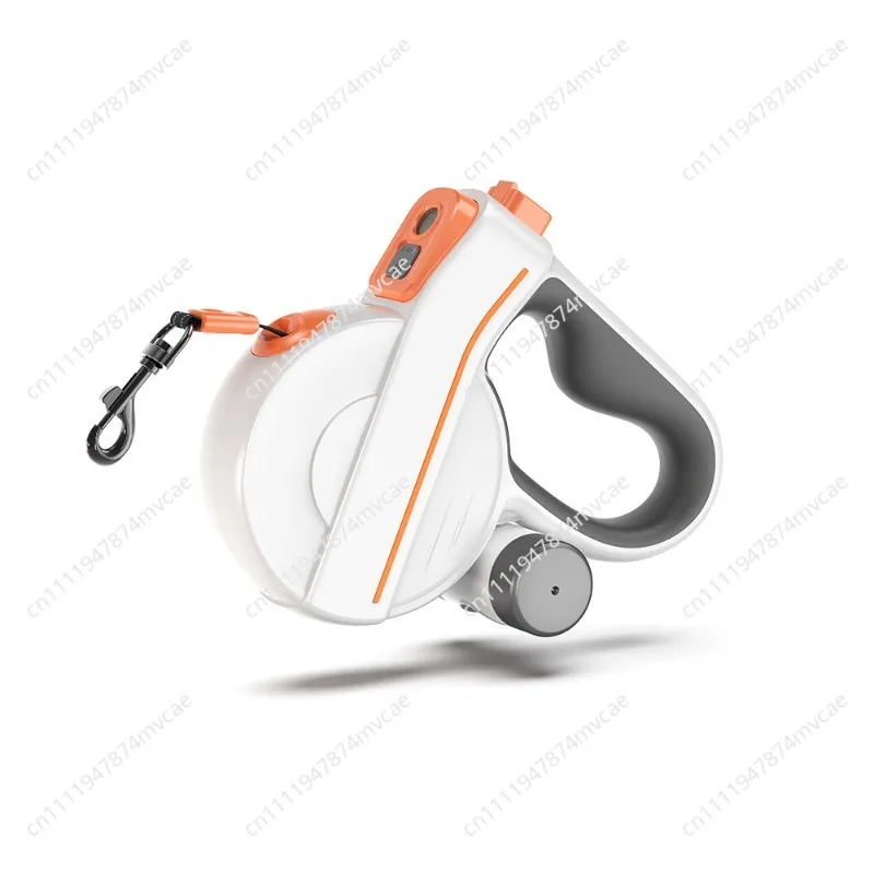 dog rope with light, leash, pet dog, automatic telescopic retractor, pet supplies, dog walking rope