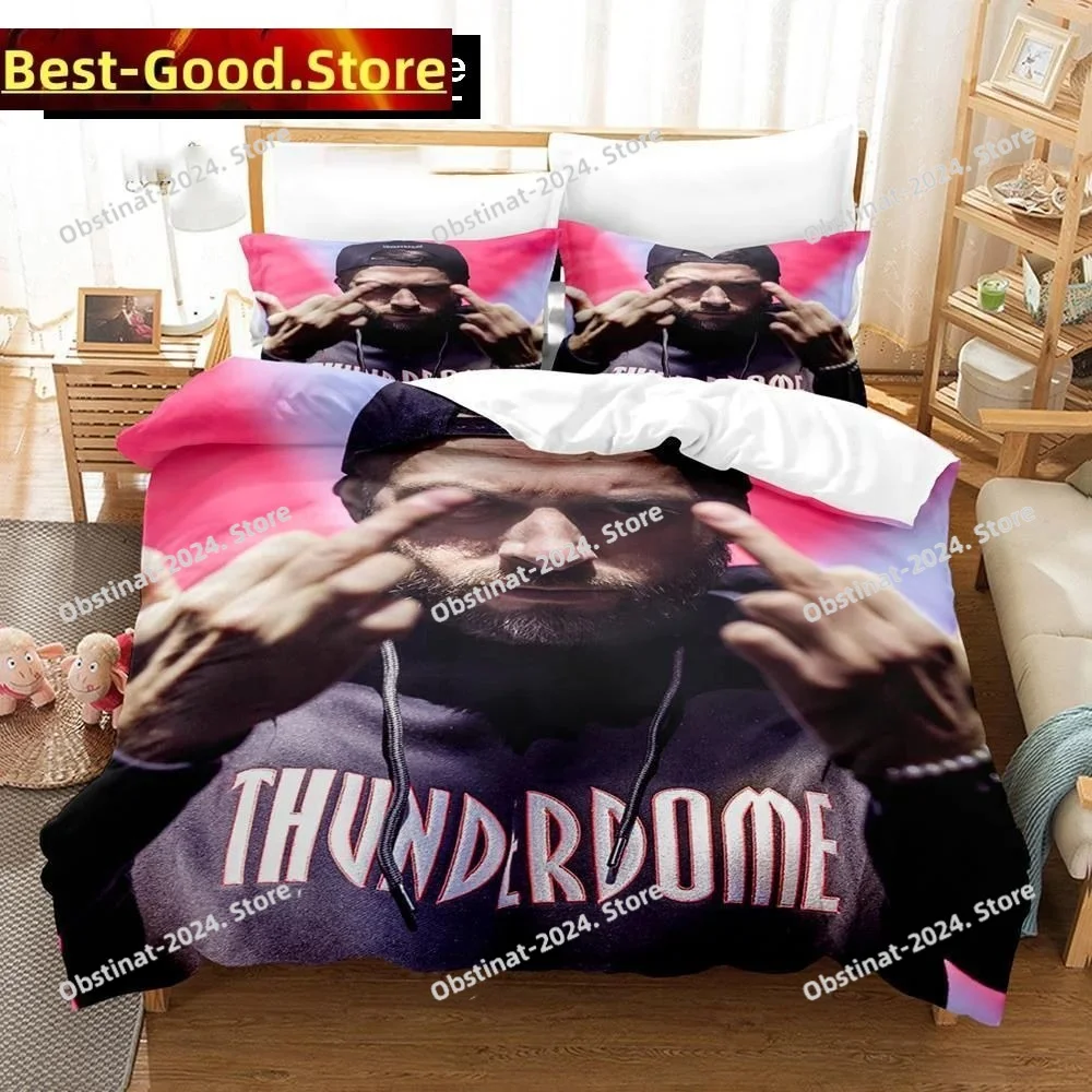 

3D Print Thunder Hardcore Holland Dome Dutch Gabber Techno Gabba Music Festival Bedding Set Twin Queen Full Size Duvet Cover