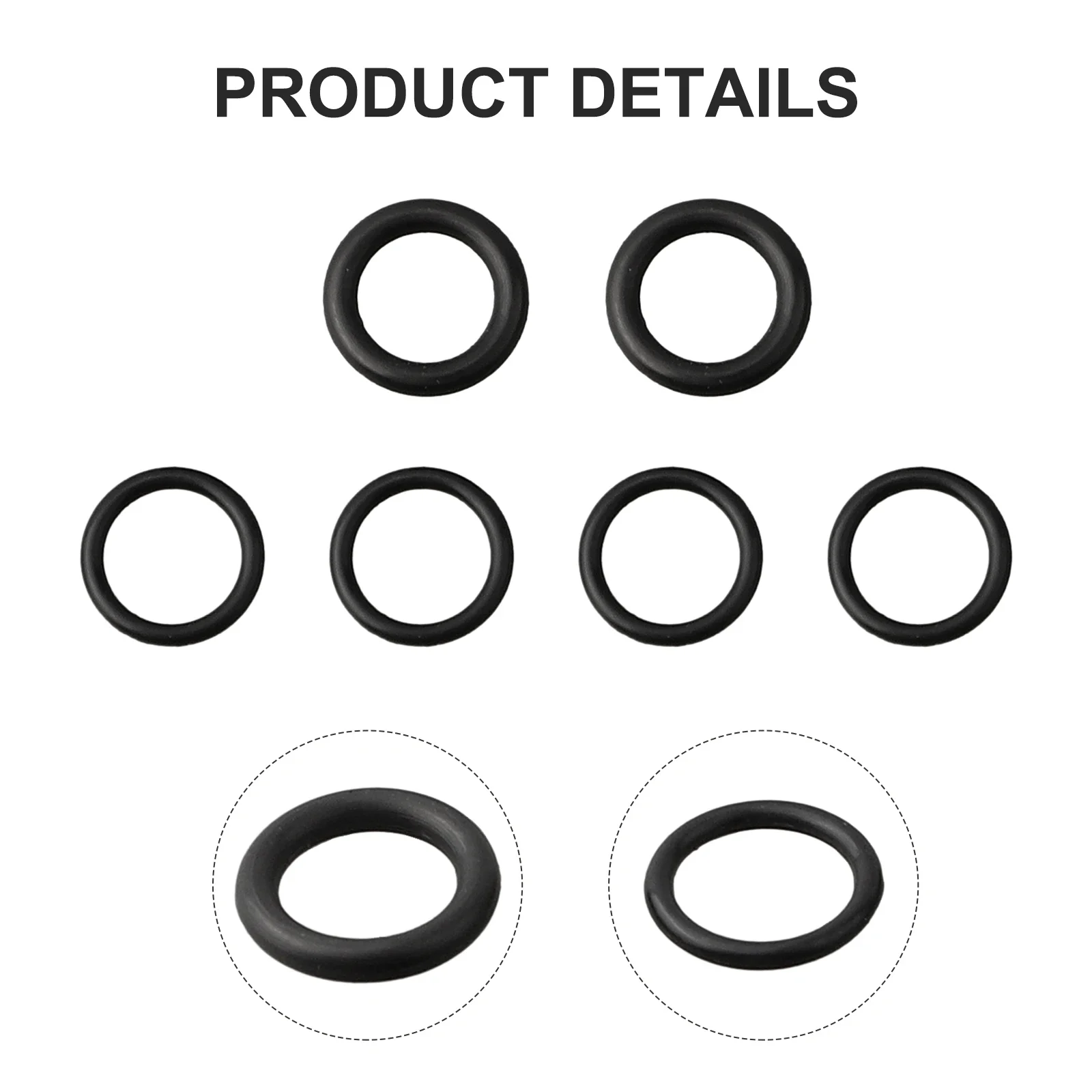 6pcs Hydraulic Disc Brake Clamp O-Ring Bicycle Brake Hose Calipers Banjo O Ring For-SHIMANO XT XTR SM-BH90 Brake Parts - view 2