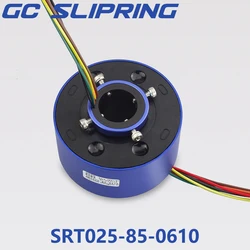 slip rings Through hole slip ring 25.4mm 6 circuit 10A electric slip ring electric ring collector ring conductive ring electric
