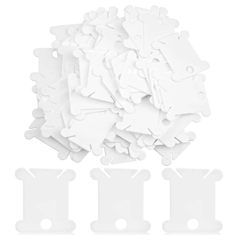 36GRIDS RACIAMENTO PLASTICO ORGANIZZATORE FLOSS BOX E 50-100 POBBINS FLOSS e adesivi di numero di filo interdentale da 15 pezzi per la conservazione da cucire da ricamo