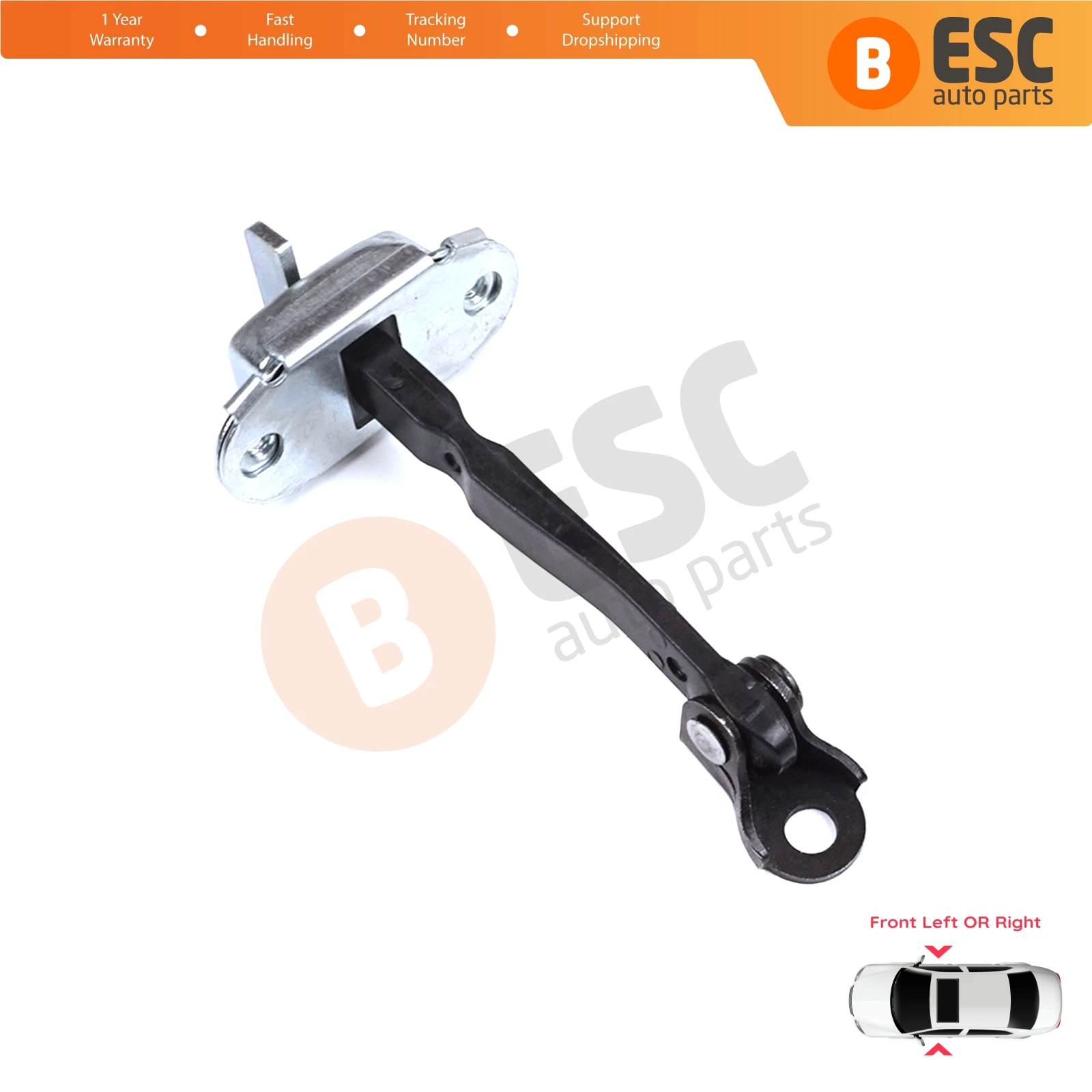 

EDP1354 Front Door Hinge Brake Stop Check Strap Limiter for Toyota Hilux MK7 N1 N2 N3 Fortuner MK1 N5 N6 2004-2015 686100K012