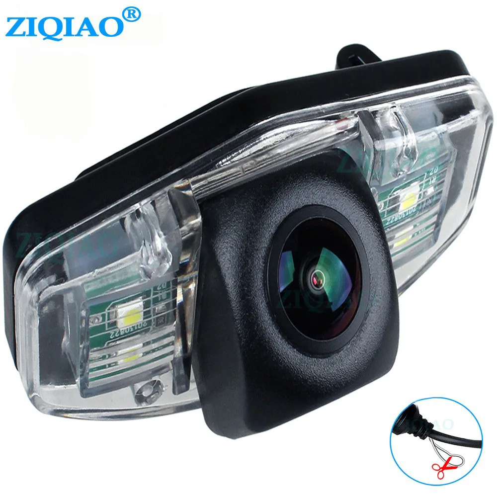 

ZIQIAO for Honda Pilot Accord Odyssey Acura TSX Civic EK FD Car License Plate Light Housing HD Rear View Camera HS102