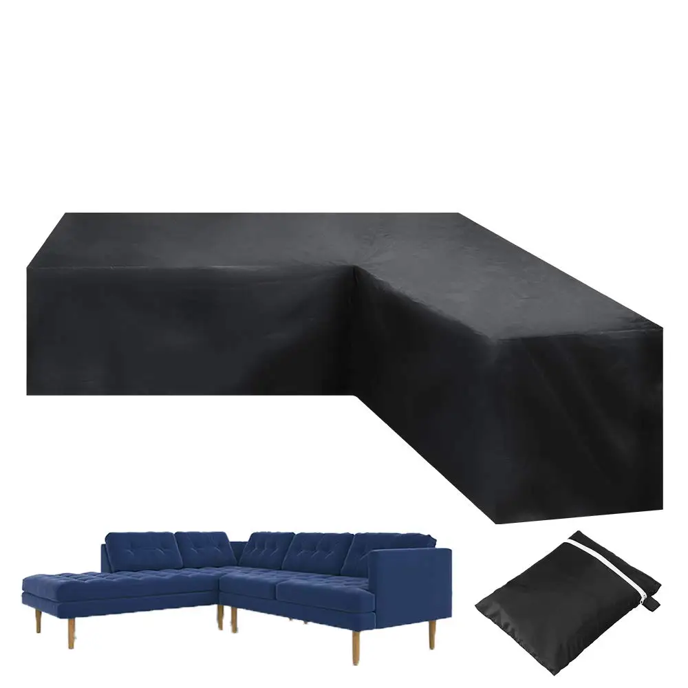 

Patio Furniture Covers Outdoor Heavy Duty Waterproof Clearence V Shape Corner Sofa Cover Dustproof Windproof Anti-Uv Sectional