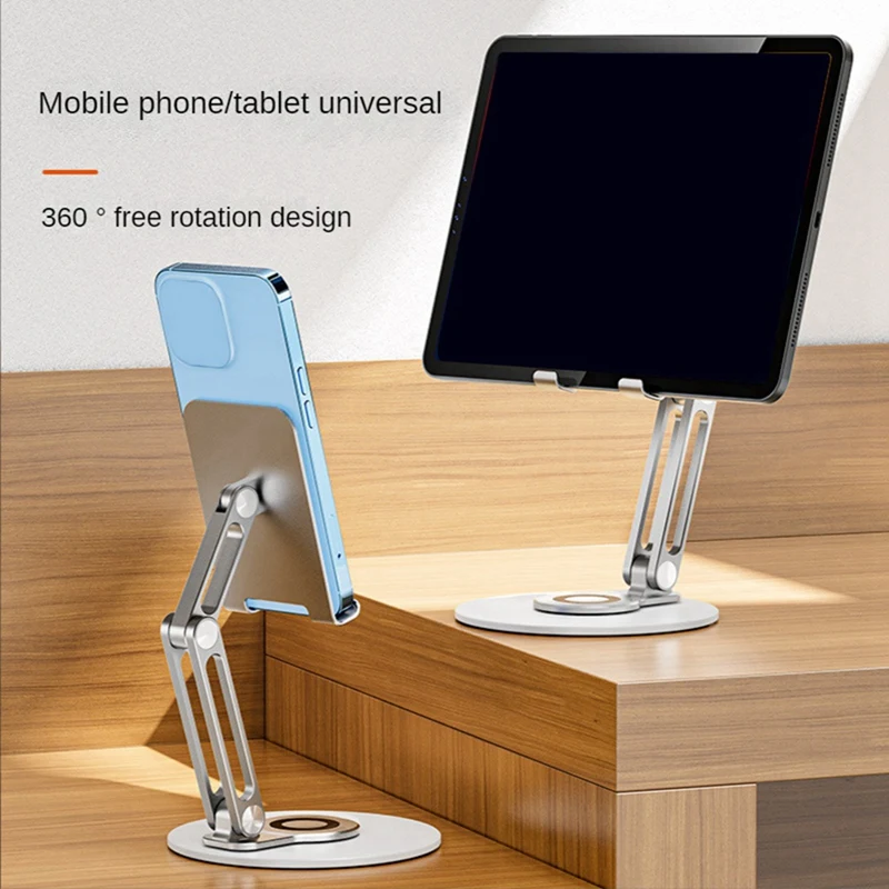 Boneruy Flexible Portable Alumium Desktop Stand For Cell Mobile Phone Holder Live Desk Tablet Adjustable Mount