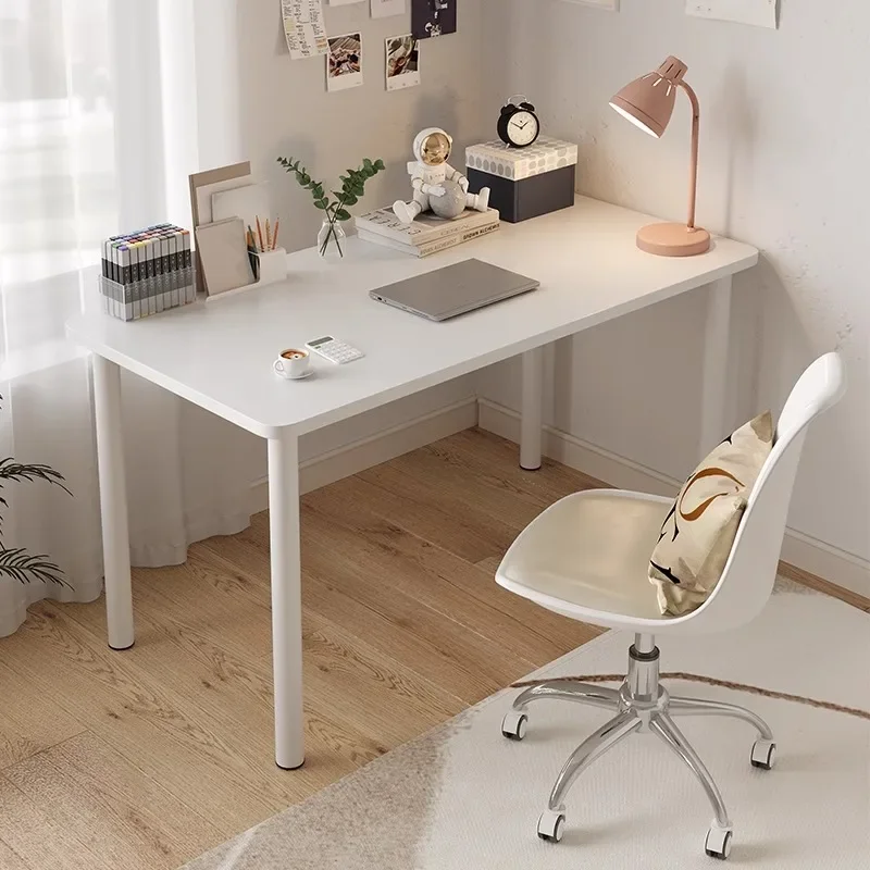 

47 Inches Girl Small White Office Desks Minimalist Organizer Art Computer Desks Student Unique Mesa De Escritorio Desk Furniture