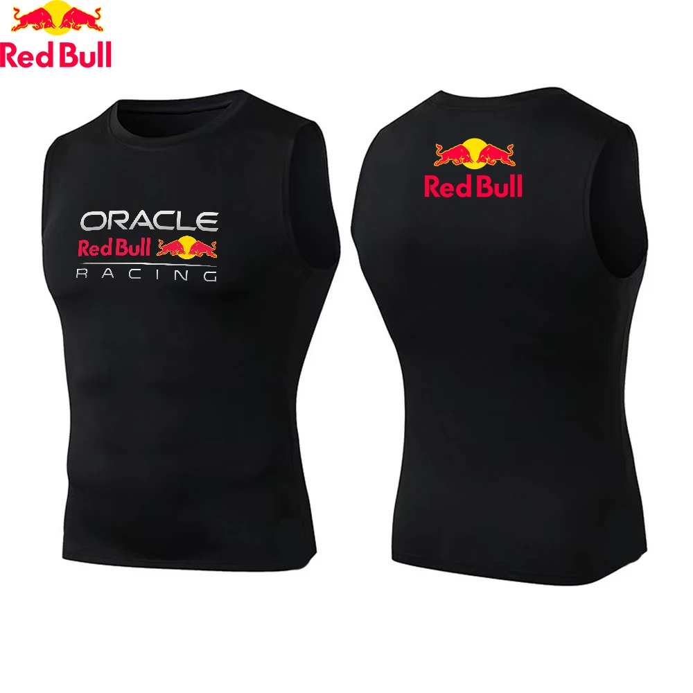 

Red Bull Racing Tight Vest Men's Sportswear Sleeveless Quick Drying Sportswear Men's Fitness Vest Exercise Muscles Slow Running