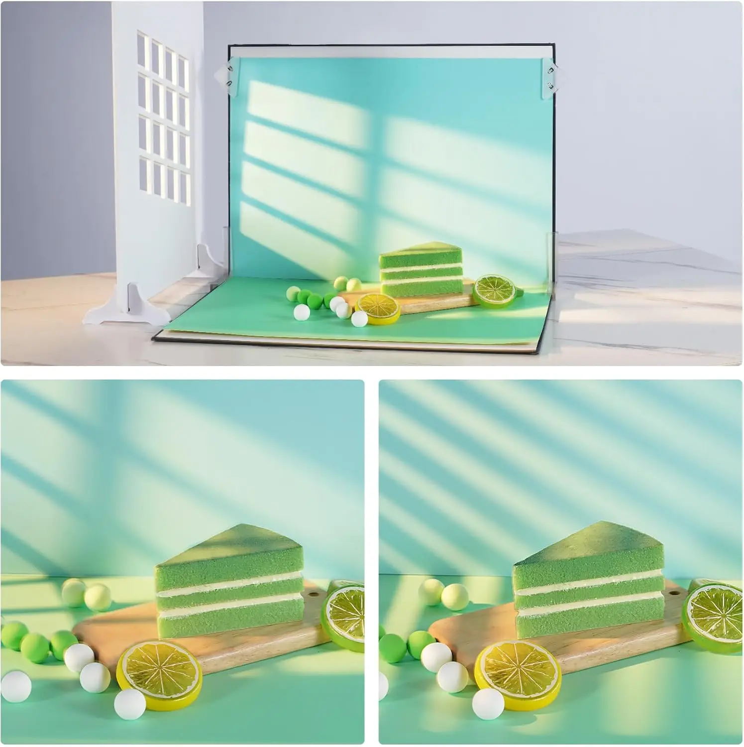 Selens-tablero de fondo para fotografía, Kits de estudio fotográfico, fotografía de fondo, 12 accesorios de fotografía de papel de fondo de doble cara