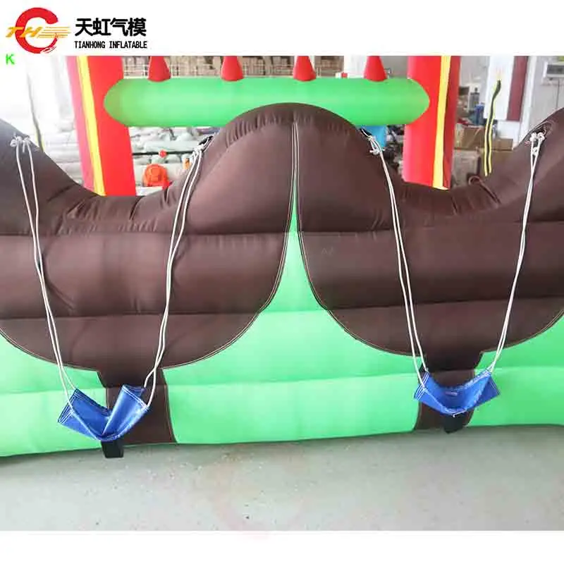 Fast Shipping 3x3m Inflatable Slingshot Carnival Sport Game Children Balls Shooting Target Challenge Toys