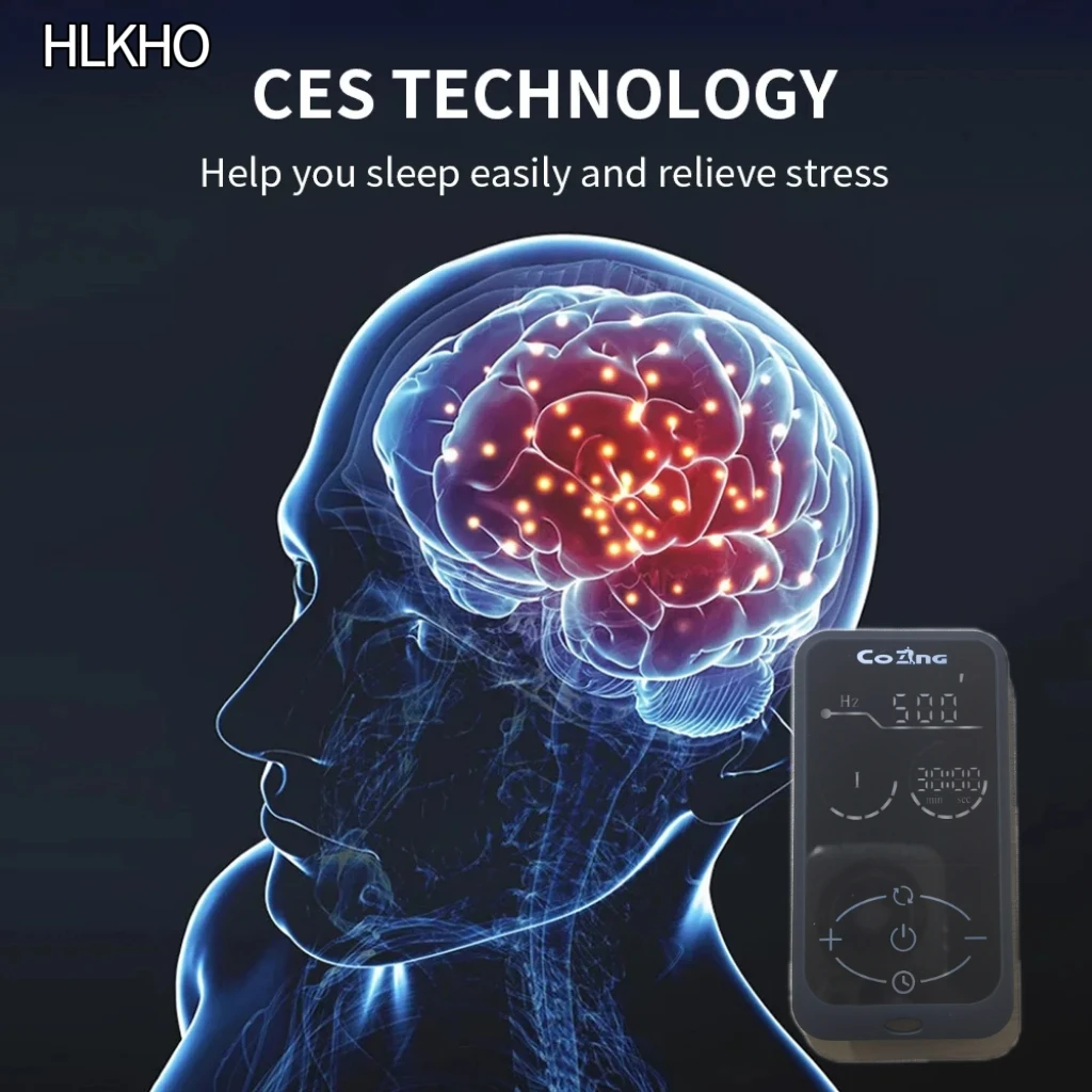 

HLKGO Vagus Nerve Stimulator for Stress, Sleep & Headache Drug-Free Intervention to Promote Deep Relaxation & Mental Clarity
