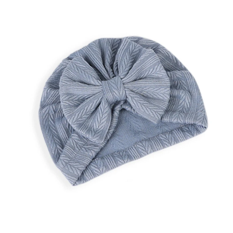 Rteyno-turbante para bebé, gorro de Hospital suave con lazo para el pelo grande, para recién nacido