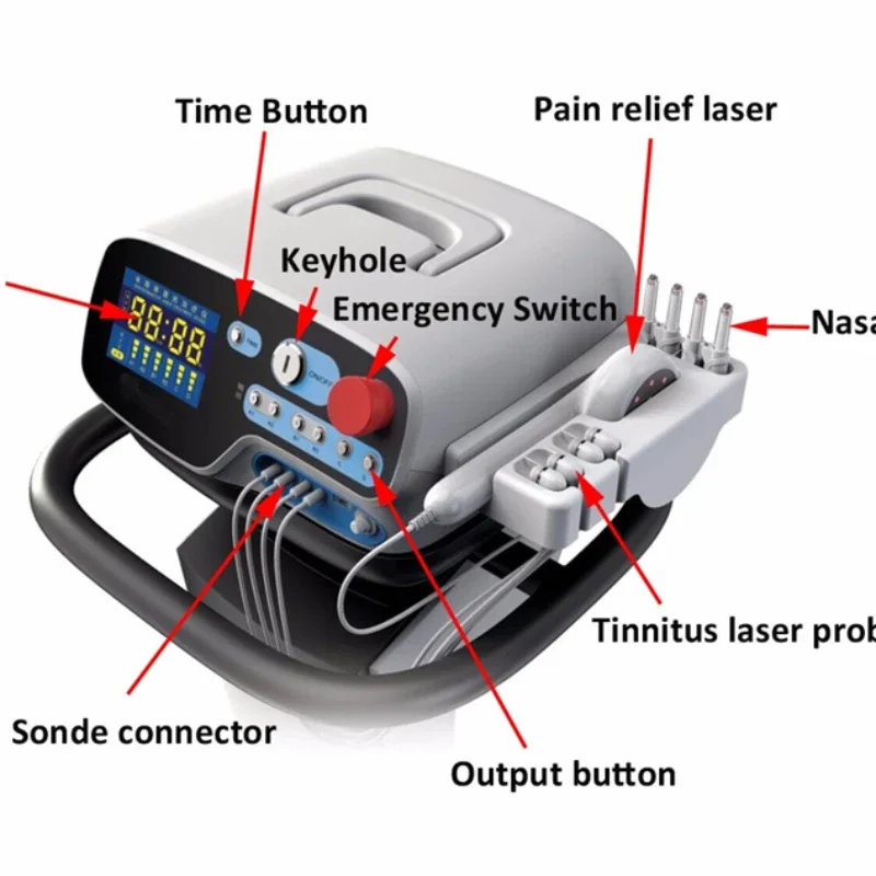 Lastek Laser Medical Apparatus 808nm Pain Relief Cold Therapy Rhinitis Tinnitus Wound Healing Device