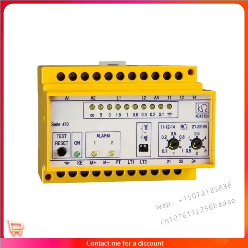 New 100% IR470LY2-60 AC IT System Insulation Monitoring Device 793V