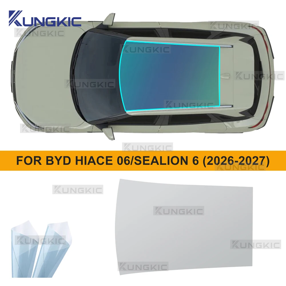 

TPU Ice Armor for BYD Sealion/Lion/Hiace 06 2026 2027 Heat Insulation Car PPF Accessories Pre-Cut Sunroof Protection Film
