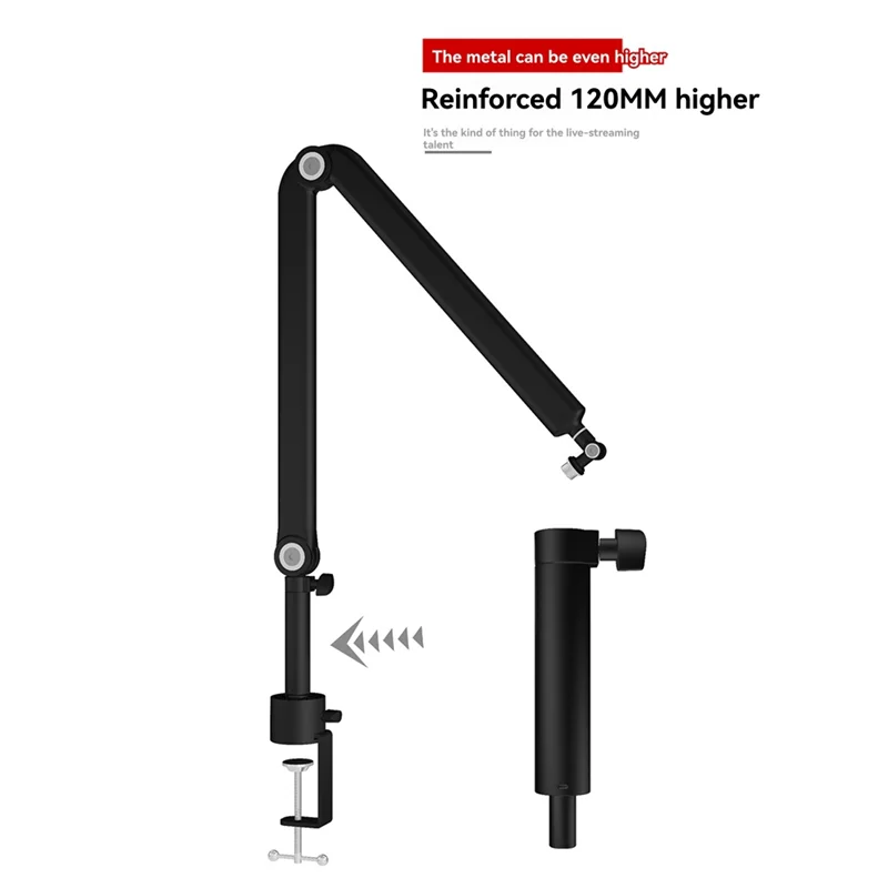 【NEW】Microphone Cantilever Bracket Microphone Stand Adjustable Scissor Arm Stands For Hyperx Quadcast