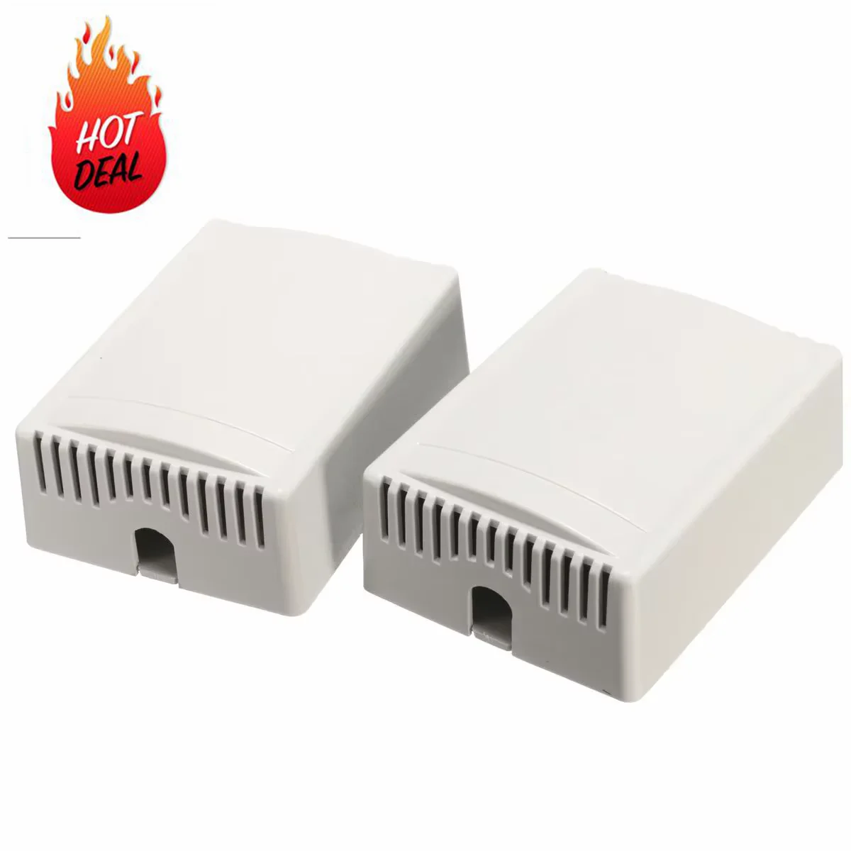 RONXII 2pcs DIY Plastic Project Housing Electronic Junction Case Power Supply Box