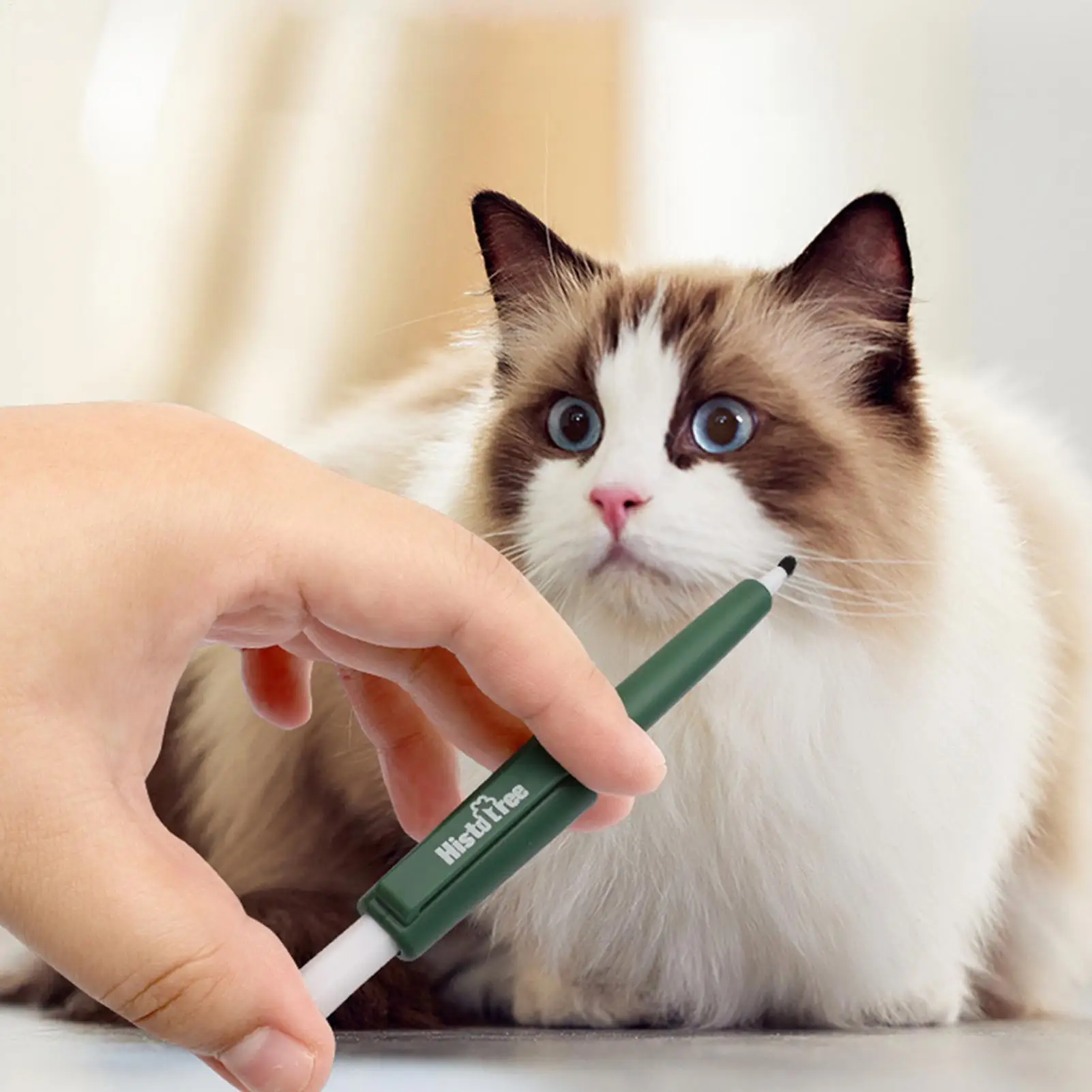 Pet Tick Remover Tool Durable Family Pet Flea Control Waterproof Portable Rustproof Tick Removal Pen For Cat Dog And Humans view 3