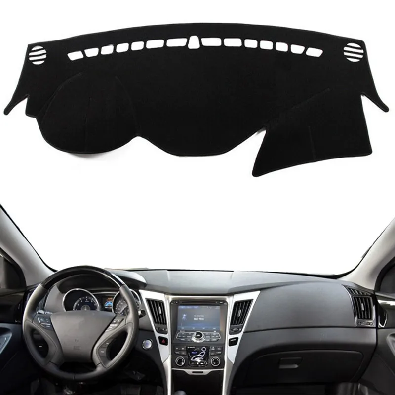 For Hyundai Sonata 2010 2011 2012 2013 2014 YF Dashmat Dashboard Cover Pad Mat Anti-Slip Sunshade Protect Carpet Car Accessories