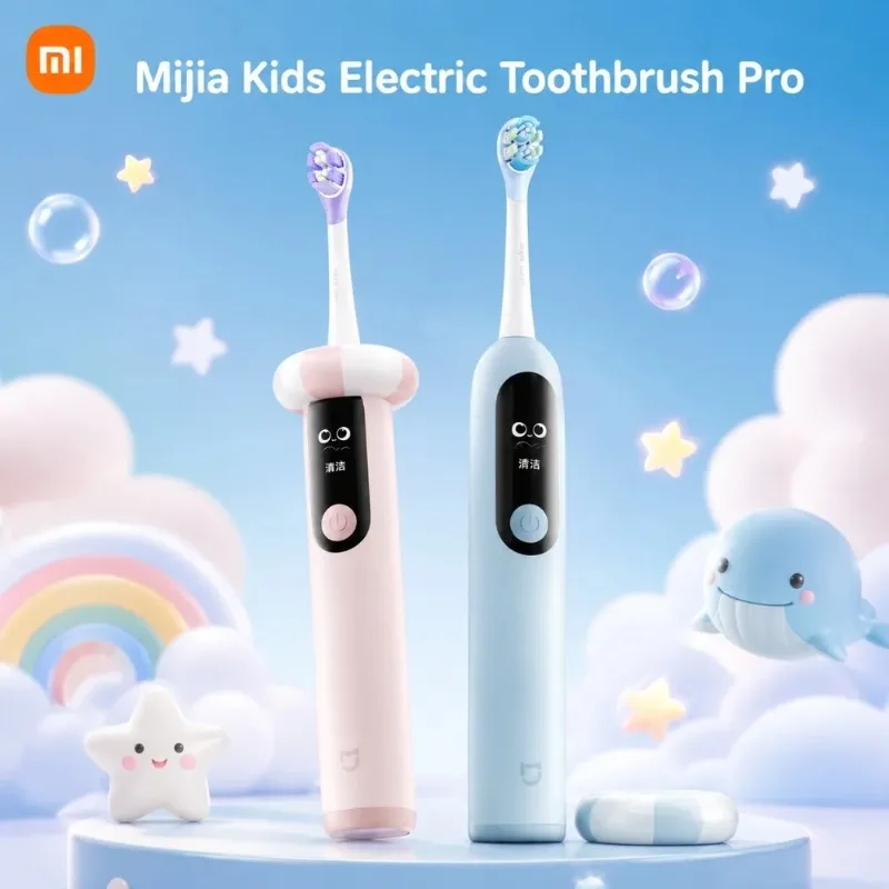 xiaomi-kids-electric-toothbrush-pro-with-color-screen-smart-electric-toothbrush-soft-bristle-gum-protecting-sonic-cleaning-gift