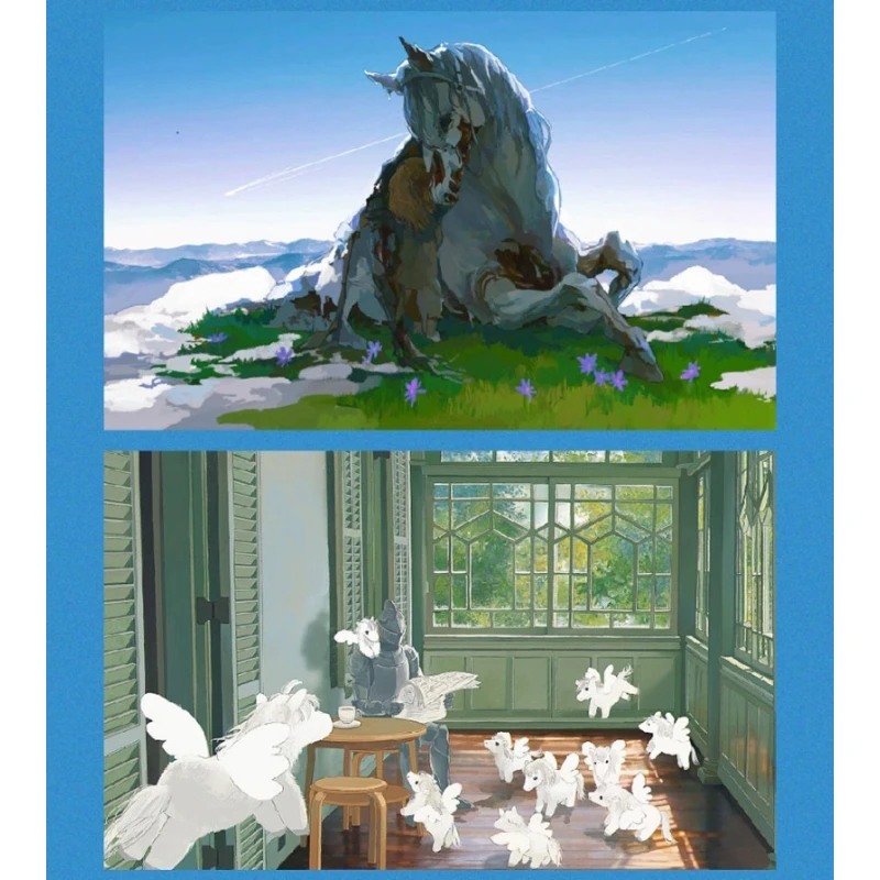 الجنة المنسية YE الفني Freelance Illustrator مجموعة التوضيح الشخصي شفاء جو الخيال