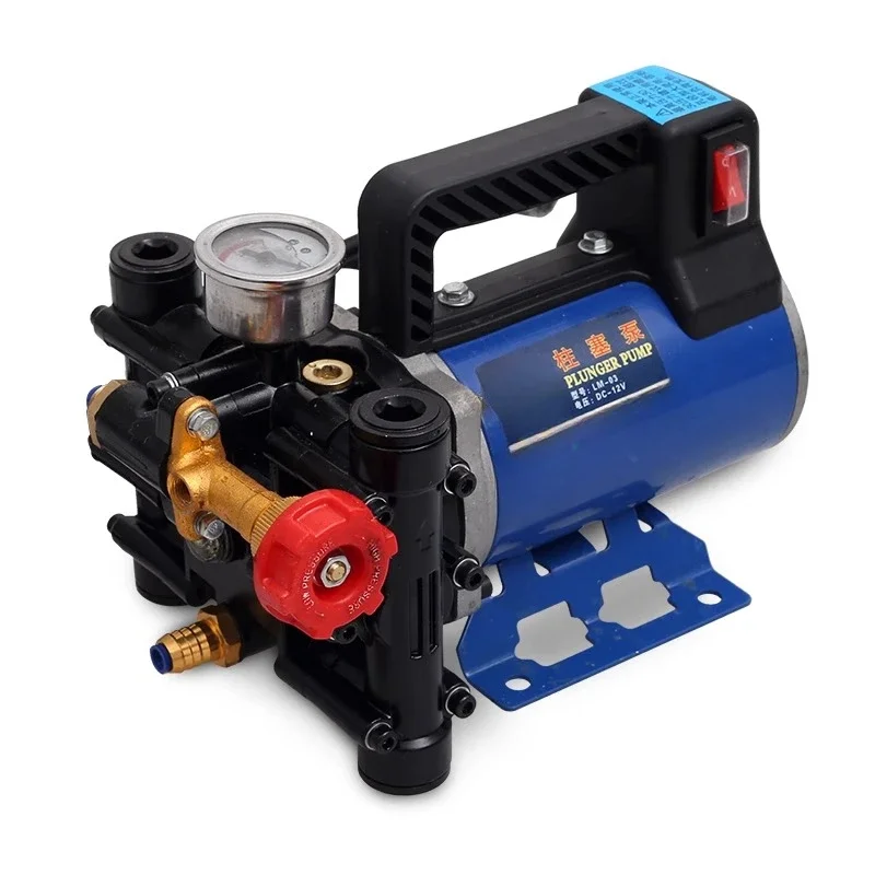 Agricultural 12v high pressure water pump Car wash water pump Self-priming pump  Double cylinder plunger orchard