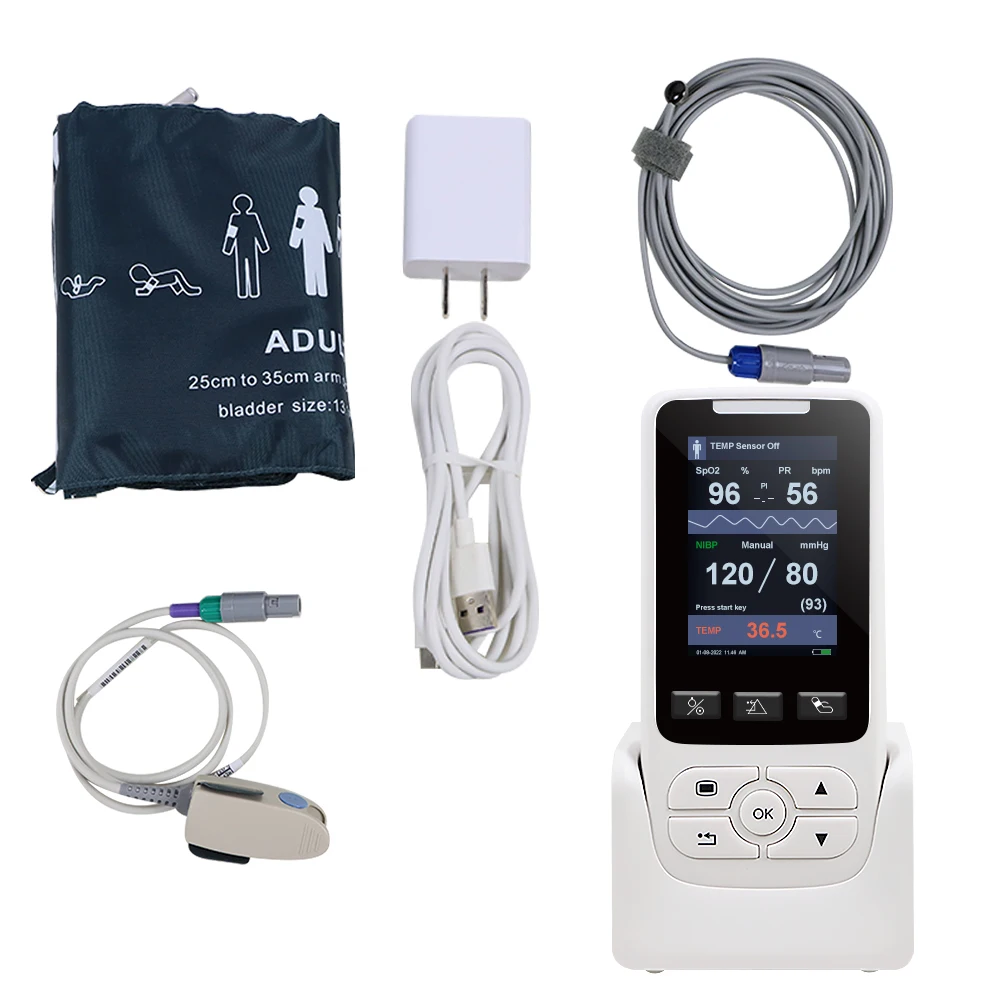 Hot Selling Portable Handheld Vital Signs Monitor With 3.5 Inch Screen For Adult Pediatric And Neonatal Patients