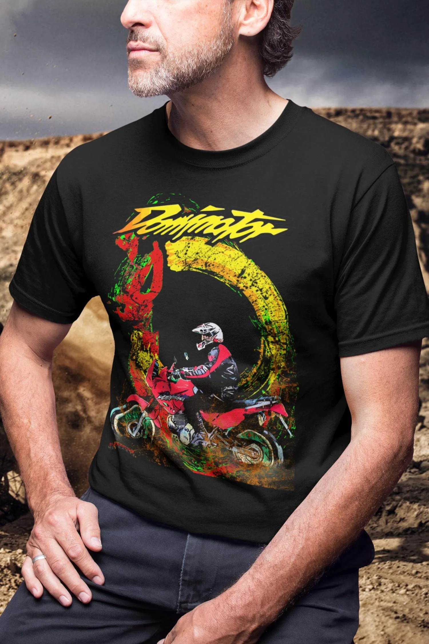 

389@EY H.onda Dominator T Shirt Perfect Biker Gift For Dual Sport Rider Fan Top For H.onda Owners Husband Present NX650 Classic