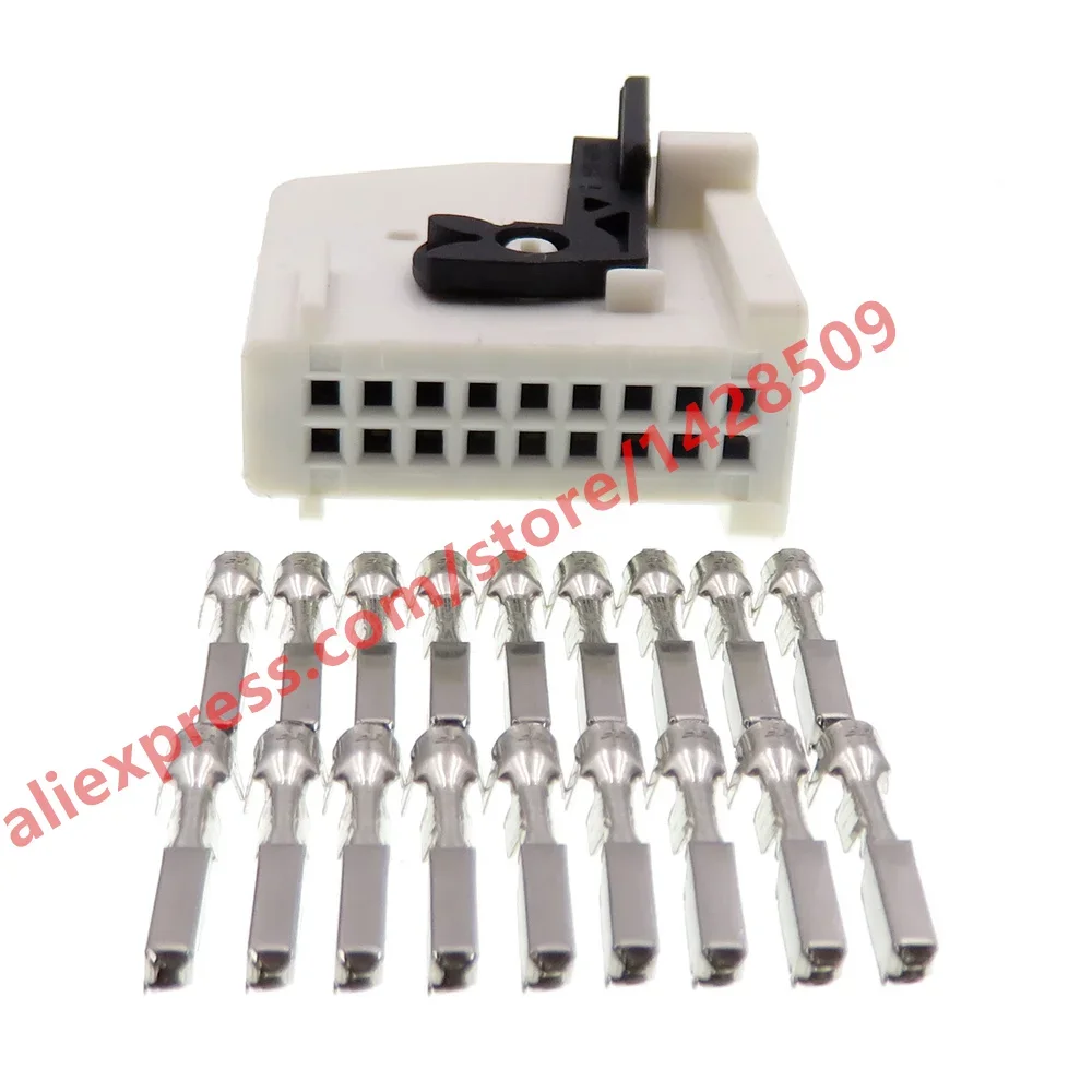 1 Set 18 Pin 1379100-2 2-967416-1 2-965777-1 Automotive Socket Miniature Car Wire Plastic Housing Unsealed Connector