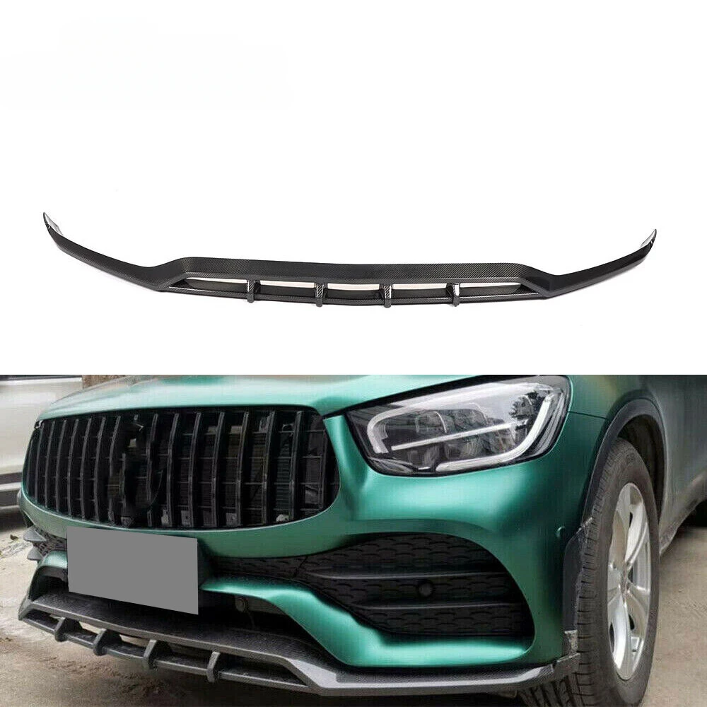 

Modify Luxury Carbon Fiber X253 GLC Class Front Bumper Spoiler for Mercedes Benz GLC300 GLC350e Sport Utility 4-Door 2020-2021