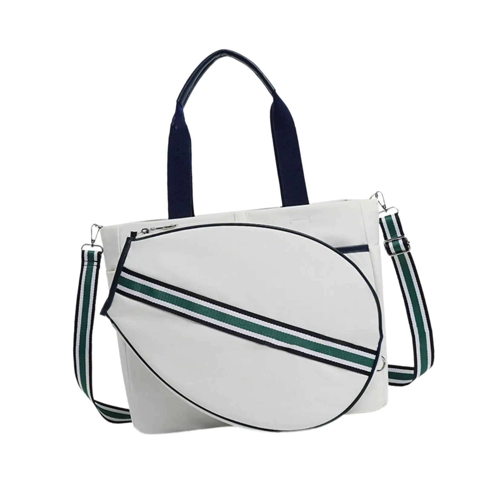 water-resistant-canvas-tennis-racket-tote-sports-travel-bag-large-capacity-handbag-with-zipper-for-school-gym