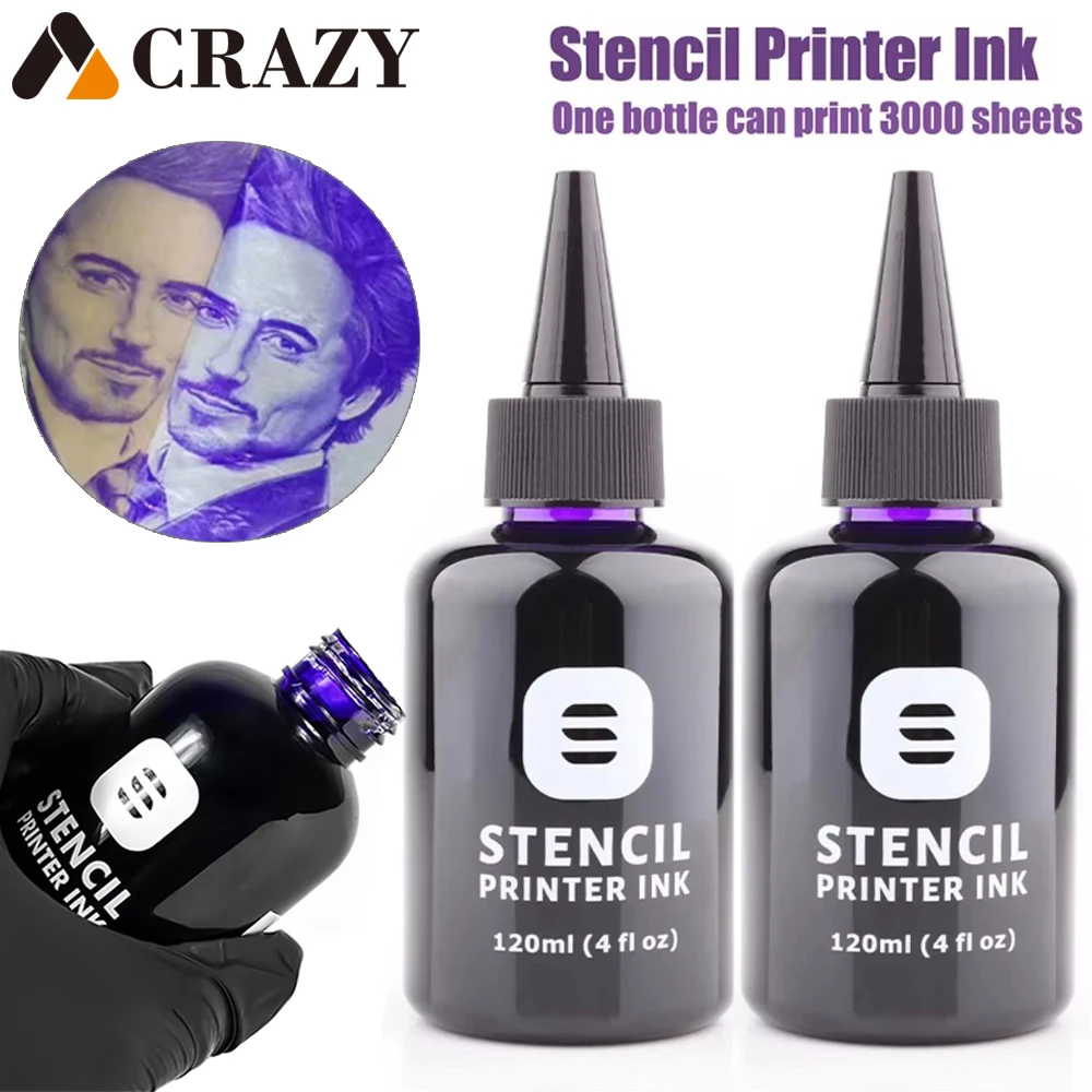 

Tattoo Stencil Printer Ink 4oz/8oz Transfer Tracing Paper A4 Inkjet Transfer Machines Dedicated Ink Tattoo Accessories