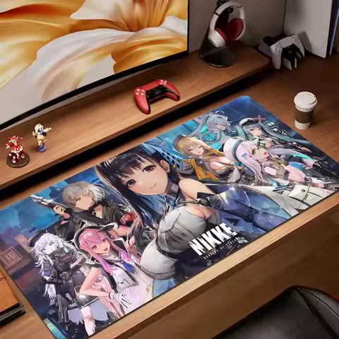 Nikke the Goddess of Victory Mechanical Mousepad Gamer Keyboard Pad Desk Mat Pc Accessories Xxl Computer Desks Mouse Gaming Mats