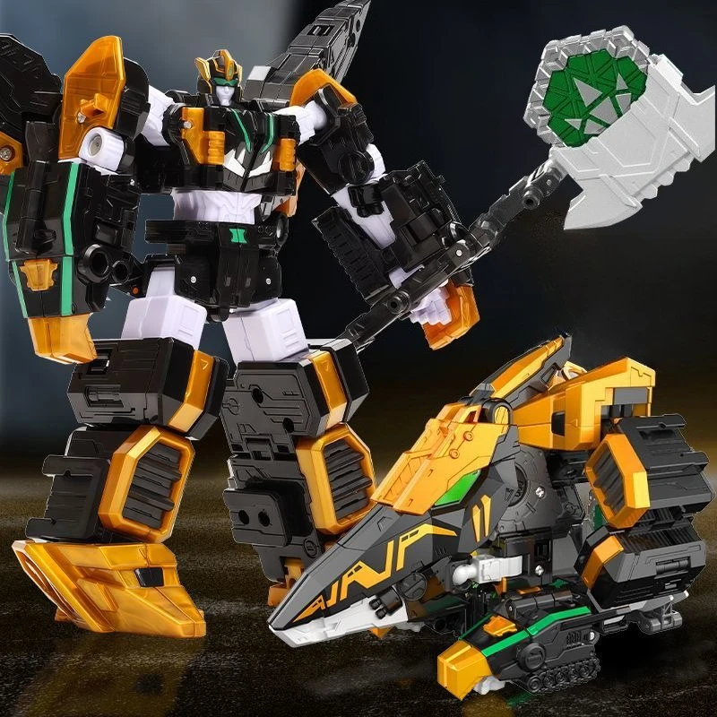 미니 포스 8 슈퍼 디노이드 변형 결합 메카 장난감 변형 티라노사우루스 로봇 액션 피규어 장난감 세트 소년 선물용