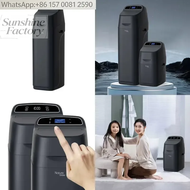 Whole House Water Softener All-in-One Central Purification, Large Flow, Anti-Scale, Salt Regeneration for Home & Commercial