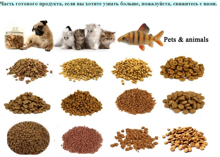 120~150 Kg/h Linea di produzione alimentare per cani e gatti popolare calda Macchina completamente automatica per la lavorazione degli alimenti secchi per animali domestici