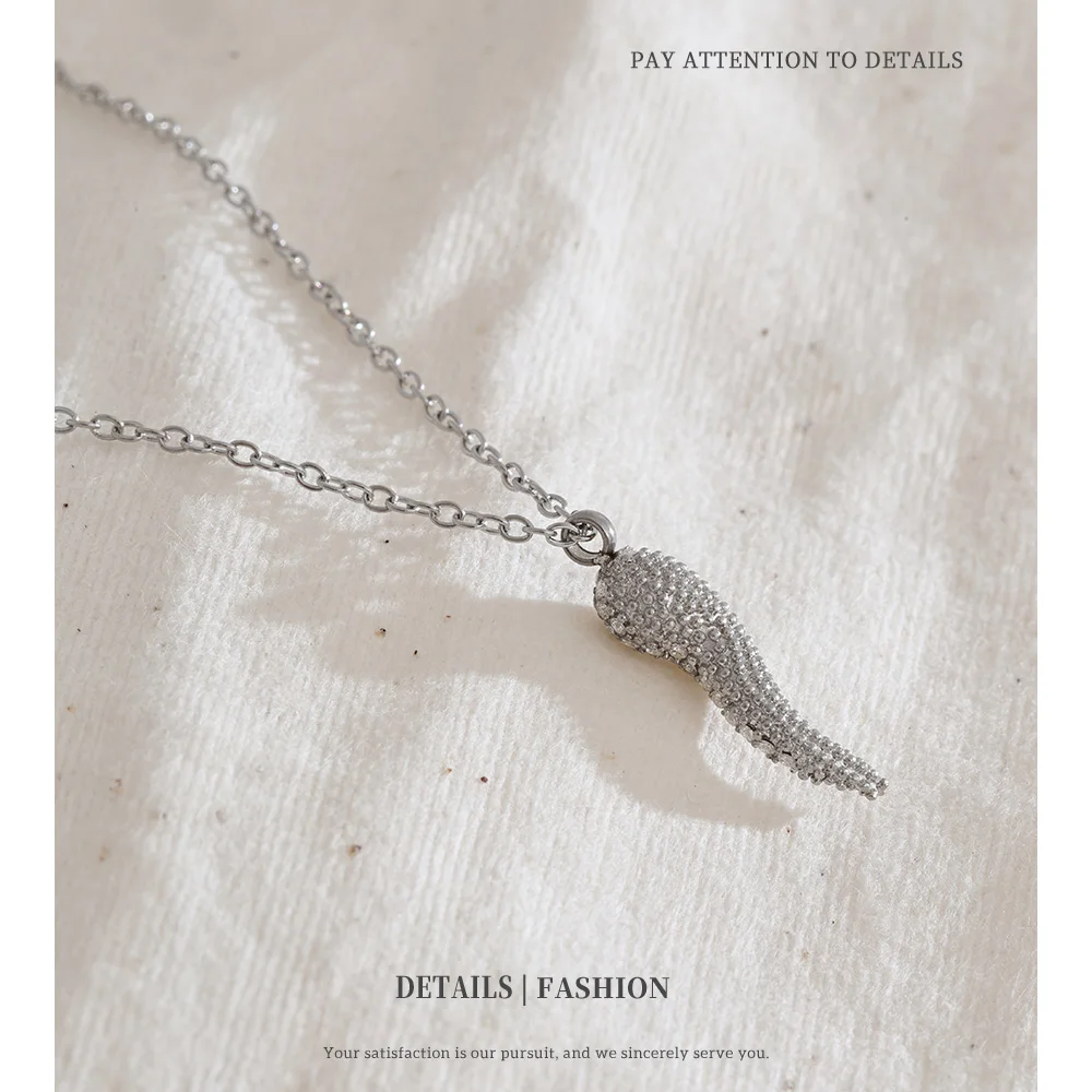 NiNice Stainless Steel Necklace Chili Pendant Bracelet Set Popular Cute Personalized Fashionable Design Jewelry Gift view 3