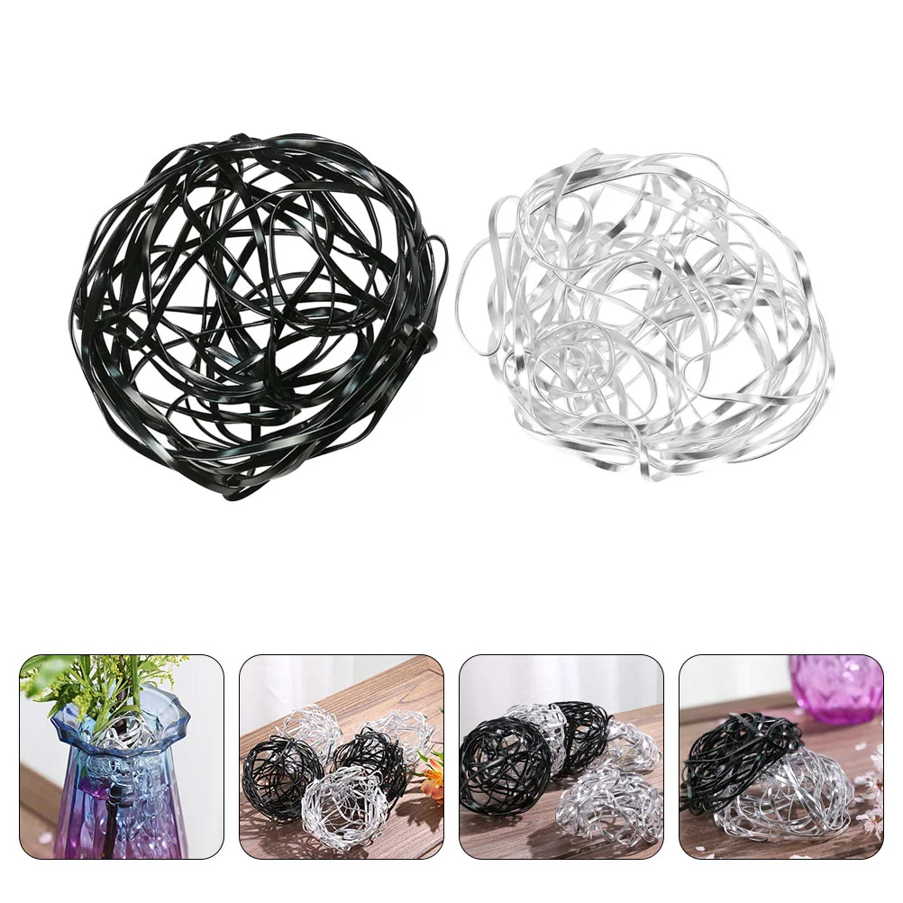 2 Pcs Decor Fixed Grid for Flower Arrangement Stem Fixing Cage Frog Vase Insert Tool Holder Frogs Bases