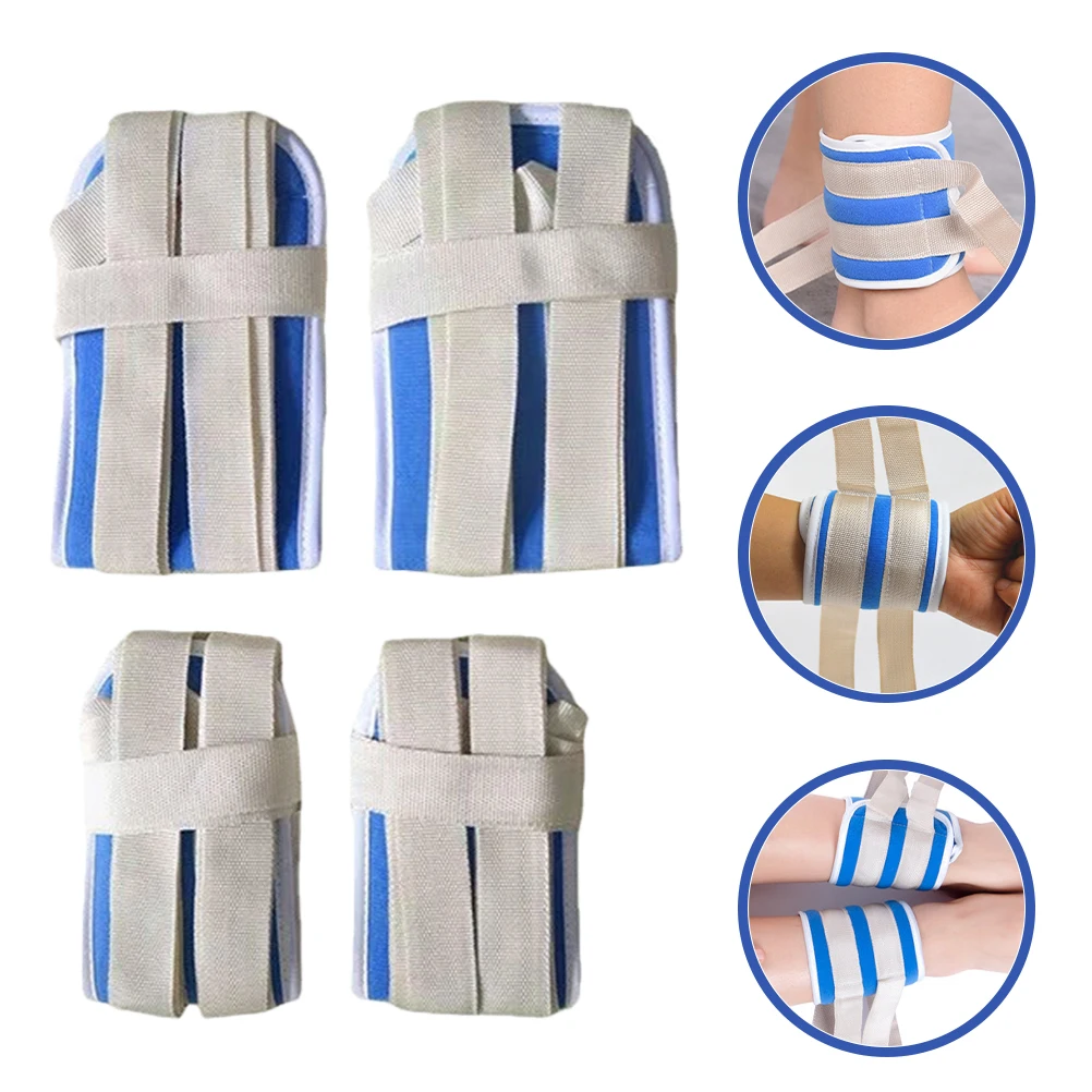 

1 set Patient Straps Set Medical Limb Belt For Hospital Patients Adjustable Arm Leg Wrist Ankle Restraints