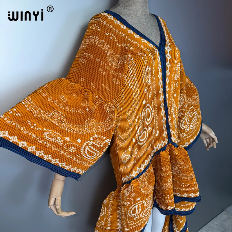 WINYI Boho Beachwear Pleated E - Cover Up Kaftan recension och pris