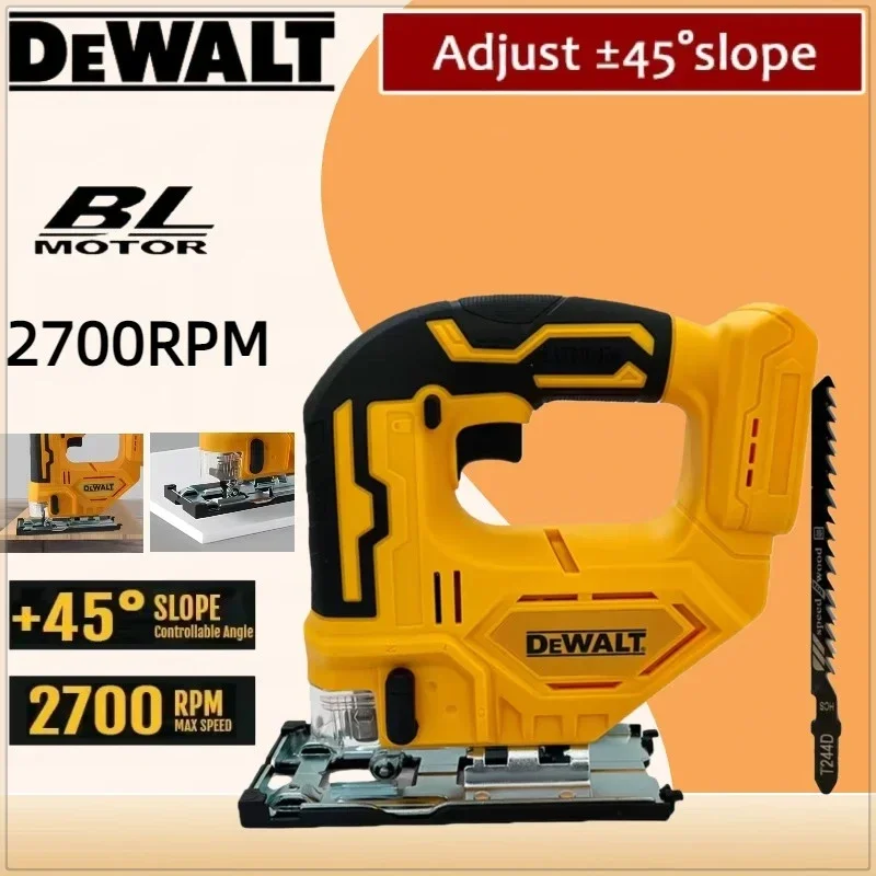 

Dewalt 2700RPM Brushless Curve Saw Cordless Electric Jig Saw Portable Multifunction Adjustable Woodworking Power Tool For 20V