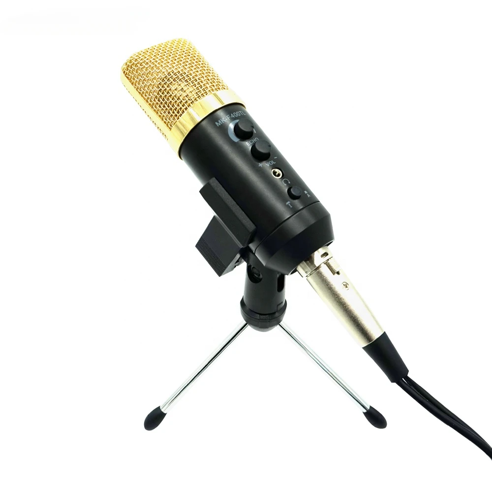 

voice chat music listening MK-F400TL echo cancellation microphone mobile phone condenser microphone for iphone and Android