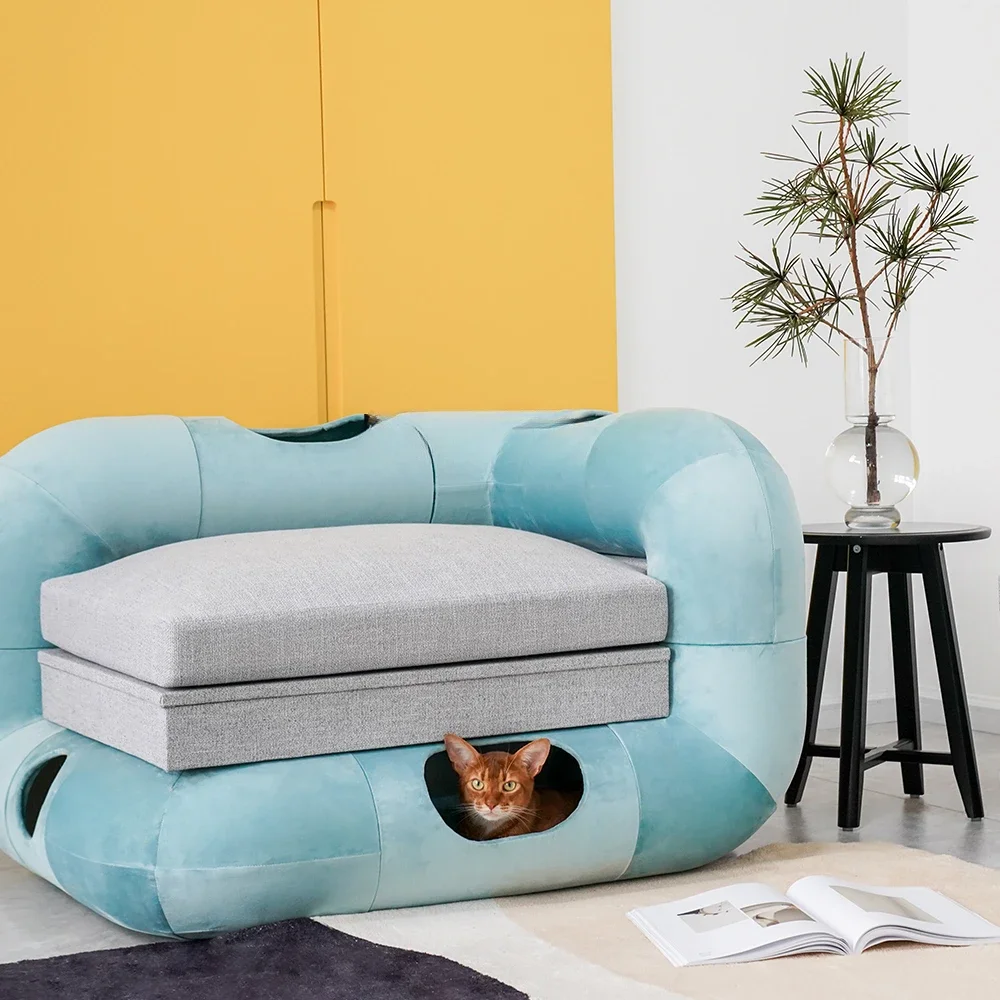 Dual-Use Cat Sofa Nest Fashion Creative Stool Cat Nest into Cat Kittens Multifunctional Nest