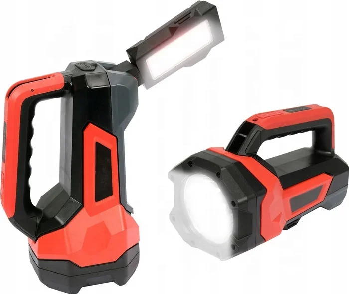 Type-C Rechargeable LED Spotlight Powerful Handheld LED Floodlight Searchlight Side COB Work lamp With Power Bank