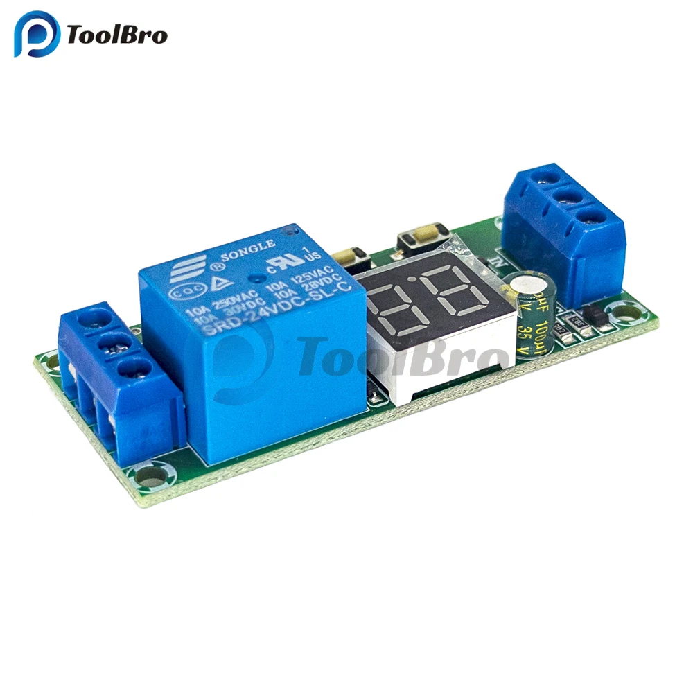 Multifunction LED Digital Time Delay Relay Module Cycle Timing Timer Delay Trigger Control On Off Relay Switch DC 5V 12V 24V