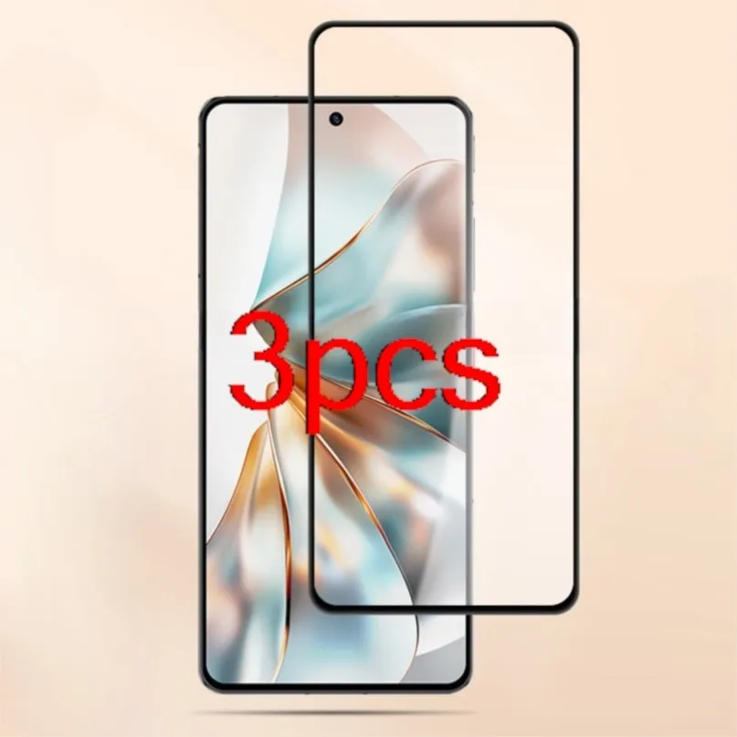 3 قطعة 9d الزجاج المقسى على ل zte nubia z60s برو حافة سوداء واقي شاشة شفاف ل nubia z60spro z60spro طبقة رقيقة واقية