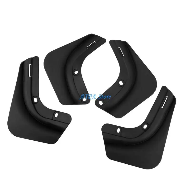 U13C TPE Soft Mud Flaps Flexible Rubber Splashes Guards Set Of 4 for 2025 MY Use